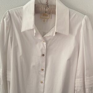 Emily McCarthy Oxford White Button Down Women's Shirt
